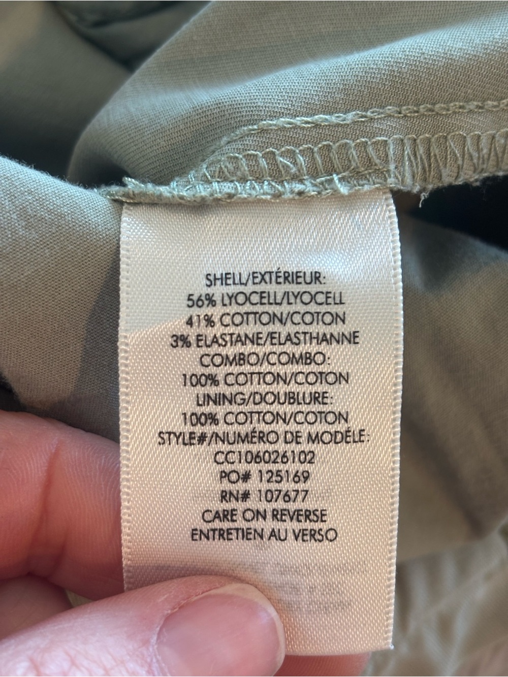 Alice + Olivia Olive Drawstring Paperbag Chinos - Picture 4 of 5